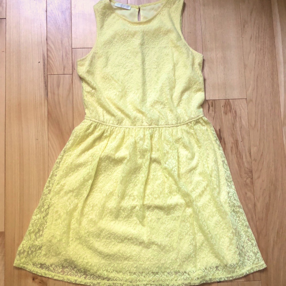 Yellow Lace Dress from Paris